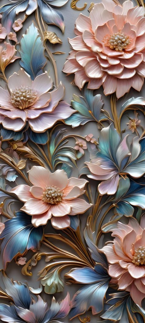 Floral Pattern Wallpaper, Beautiful Wallpapers For Iphone, Boho Glam, Wallpapers For Iphone, Beautiful Posters, Flower Photos, Beautiful Wallpapers, Pattern Wallpaper, Phone Wallpapers