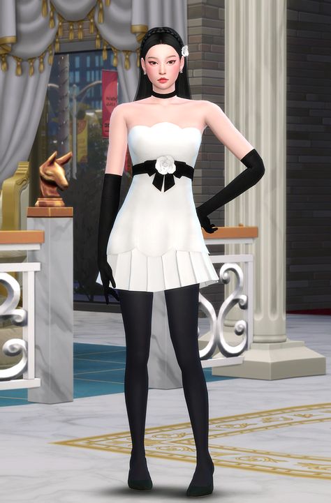 Sims 4 Blackpink Clothes, Sims 4 Cc Jennie Clothes, Sims 4 Jennie Cc, Sims 4 Cc Blackpink Clothes, Sims 4 Blackpink Cc, Sims 4 Jennie, Sims 4 Gloves Cc, Sims 4 Cc Gloves, Sims 4 Headband