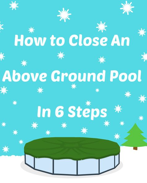 Yup, it's that time a year. So grab and bud and a beer. Closing your pool will be a cinch, as long as you have a cable and a winch. Add the chemicals and the cover too, so next year you'll open it clear and blue :-) #winterize Winterize Above Ground Pool, Swimming Pool Maintenance, Pool Hacks, Pool Life, Pool Care, Above Ground Pool Decks, Pool Safety, Above Ground Swimming Pools, Diy Pool