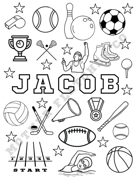 Creative Sports Crafts for Kids: Fun Projects for Little Athletes Sports Crafts For Kids, Sports Crafts, Sport Craft, Paper Flowers Diy, Affordable Home Decor, Kids Fun, Sports Theme, Colouring Books, Printable Designs