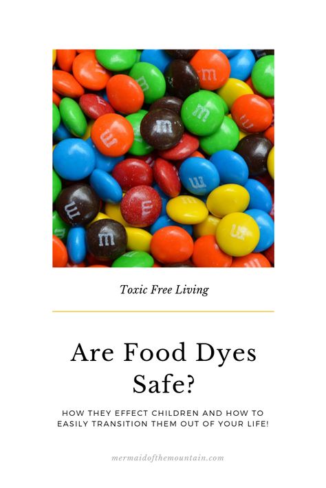 Food dyes are commonly found in foods marketed toward children, but are they safe?  Find out how these dyes can effect children and how to easily eliminate these toxins from your products!  #cleanliving #toxinfree Dyes In Food, Toxic Free Living, Hidden Truth, Food Dye, Toxic Free, Clean Living, Toxin Free, Food Market, Food Safe