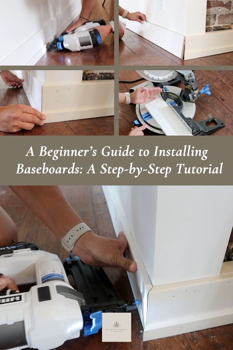 Unleash your inner handyman with our beginner-friendly DIY guide on installing MDF baseboards! This simple, yet comprehensive step-by-step tutorial takes you through every detail, empowering you to transform your spaces with finesse and style. No prior experience? No worries! This guide is customized just for DIY enthusiasts like you. Dive in, learn, and master the art of installing baseboards. Ready for more? Visit our Blog! Baseboard Trim Size, Replace Trim Baseboards, Diy Trim Baseboards, Installing Baseboards, Update Baseboards, Cheap Baseboard Ideas Diy, How To Install Baseboard Trim, Installing Baseboard Trim, Replacing Baseboards And Trim