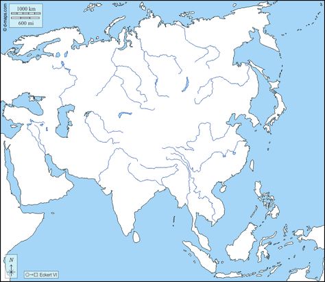 Asia free map, free blank map, free outline map, free base map coasts, hydrography Physical Map, Asia Map, Free Maps, Anime Cat, Geography, Cute Anime, World Map, High Resolution, Map