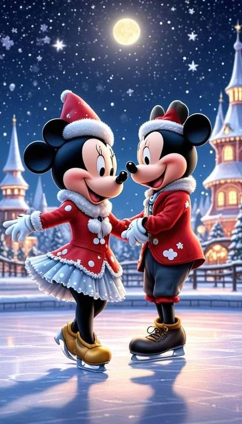 Minnie Mouse Pics, Minnie Y Daisy, Mickey Mouse Background, Disney Merry Christmas, Mickey And Minnie Love, Disney Best Friends, Mickey Mouse Images, Goofy Disney, Minnie Mouse Pictures