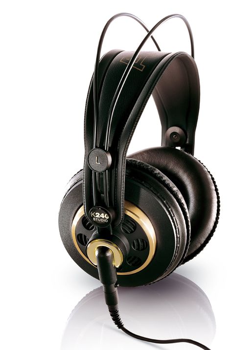 Amazon.com: AKG K 240 Semi-Open Studio Headphones: Musical Instruments Akg Headphones, Semi Open Headphones, Dj Headphones, Studio Headphones, Headphone Amp, Studio Gear, Best Headphones, Hi-fi, Adjustable Headband