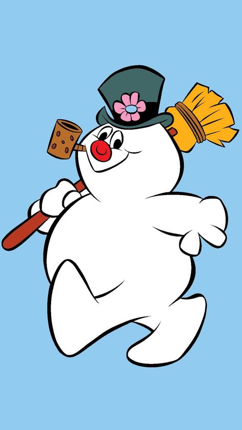 Rankin Bass Christmas Wallpaper, Frosty The Snowmen Drawing, Frosty Painting, Frosty The Snowman Wallpaper, Frosty The Snowman Movie, Frosty The Snowman Christmas Tree, Frosty The Snowman Characters, Disney Snowman, The Snowman Movie