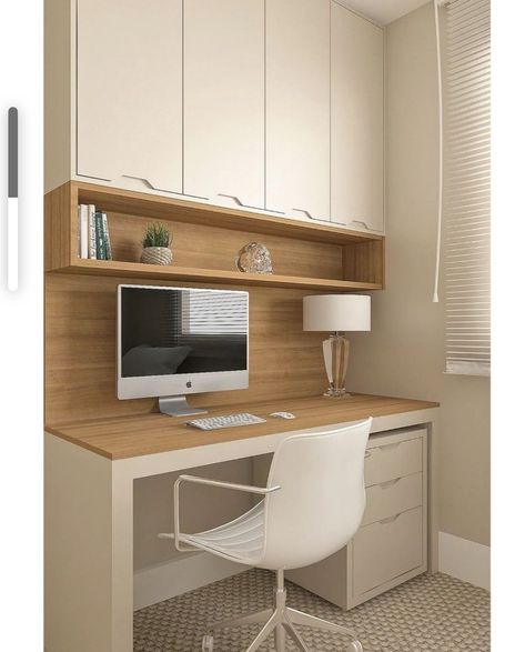 White Office Ideas, Computer Table Design, Bedroom Design Styles, Luxurious Apartment, Study Table Designs, Modern Home Offices, Tv Unit Interior Design, Study Room Design, Small Space Office