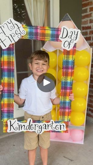 2.1K views · 147 reactions | Back to school photo prop! #diy #crayon #color #school #kindergarten |  | Bluey · Dance Mode School Photo, School Kindergarten, School Photos, Cats Art, 1k Views, Photo Prop, Cat Art, Photo Props, Crayon