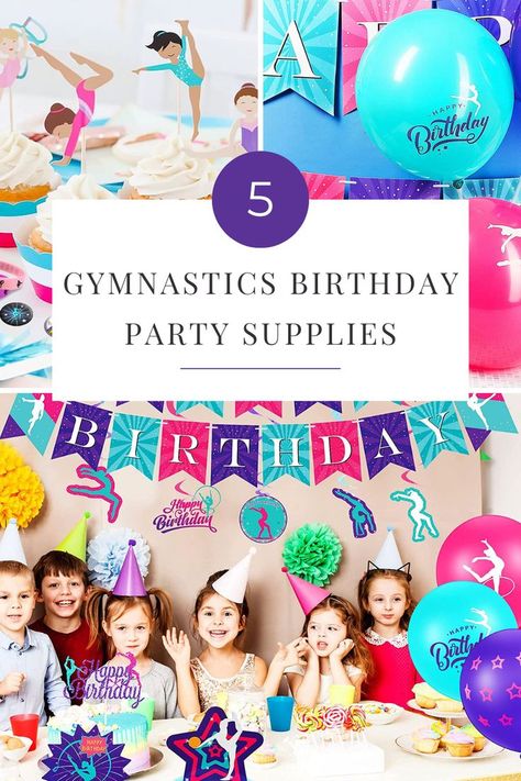 Are you looking for the perfect way to celebrate your little gymnast’s birthday? Look no further! These five amazing gymnastics-themed birthday party supplies will make your child’s special day one they won’t soon forget. Rainbow Gymnastics Party, 5th Birthday Boy Themes, Gymnastics 3rd Birthday Party, Gymnastics Birthday Invitations Free, Gymnastics Theme Birthday, Gymnastics Birthday Party Invitations, Gymnastics Party Invitations, Gymnastics Birthday Party, 5th Birthday Boys