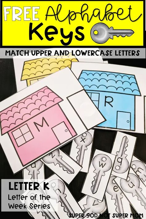 Lively Letters Program, Key Activities For Preschool, House Preschool Activities, Letter K Preschool Activities, Letter M Activities For Preschool, Letter K Preschool, Letter K Activities, Fine Motor Skills Preschool, Family Activities Preschool