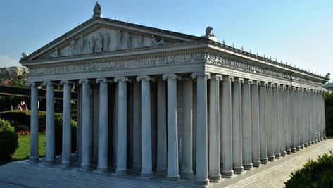 The Temple Of Artemis, Mausoleum At Halicarnassus, Temple Of Artemis, Rebuilding The Temple, Goddess Artemis, Pyramids Egypt, Gardens Of Babylon, 7 Wonders, Greek Temple