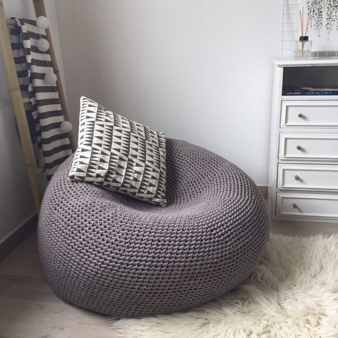 Experience awesomeness! Introducing Extra Large Bean Bag Chair, Comfy Floor Seating Pillow, Oversized Round Knitted Beanbag Pouf, Gaming Chair, Modern Home Decor, available now at an amazing price of €231.00 #FloorCouchJapanese #ExtraLargeBeanbag #BigSittingCushions #BeanbagChairAdult #ModernKnitPouffe #ReadingNookSeating #LivingroomFurniture #RoundBeanbagPouf #CozyHomeDecor #GiantFloorPillows Modern Bean Bag Chairs, Large Bean Bag Chair, Round Ottoman Coffee Table, Giant Floor Pillows, Extra Large Bean Bag, Large Round Ottoman, Modern Bean Bags, Large Bean Bag Chairs, Large Bean Bags