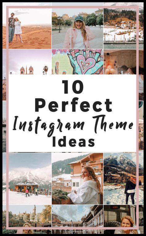 10 Perfect Instagram Theme Ideas You Can Create: Have you ever landed on an Instagram account and immediately feel that rush of 'ooooh' or 'ahhh'? You know you'll follow them immediately because their whole feed just locks you in? That's because they've nailed their Instagram theme. An Instagram theme is a cohesive, branded look or aesthetic that seems to flow from one photo to the next. I'm going to share 10 perfect Instagram themes you can easily create to start getting those coveted oohs ... Instagram Theme Ideas, Blog Theme Ideas, Bio Insta, Account Ideas, Instagram Account Ideas, Cohesive Instagram Feed, Instagram Hacks, More Instagram Followers, Internet Marketing Strategy