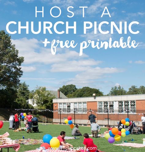 I recently had the pleasure of planning a celebration picnic following the launch of a new church in Washington, DC. Redeemer City Church was having their first service in September and asked that … Church Picnic Games, Ward Activities, Picnic Activities, Picnic Games, Church Picnic, Neighborhood Party, Church Games, Easy Party Decorations, Creative Party Ideas