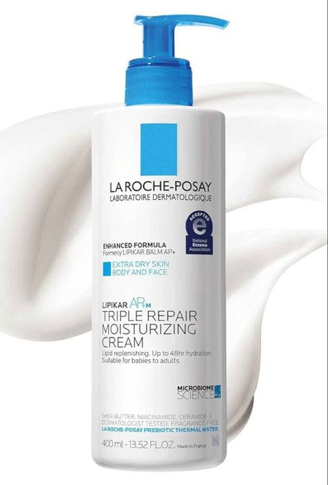 La Roche Posay triple repair moisturizer cream La Roche Posay Body Lotion, Niacinamide Moisturizer, Moisturizing Cream Face, Pingu Pingu, Body Lotion For Dry Skin, Skincare Wishlist, Routine Aesthetic, Dry Skin Body, Extra Dry Skin