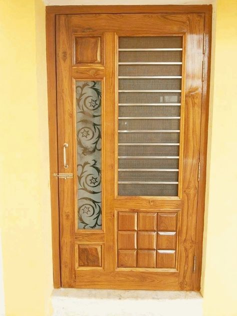 New Jalli doors design Wooden Jali Door, Jali Gate, Wooden Jali, Jali Door, Kitchen Door Designs, Classic House Interior Design, Wooden Window Design, Latest Door Designs, Kitchen Ceiling Design