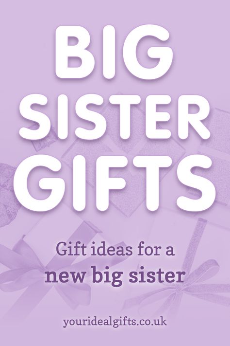 Gifts For A Big Sister Birthday Gifts For Big Sister, New Big Sister Gift Ideas, Big Sister Bag, New Big Sister Gifts, Big Sister Bracelet, New Big Sister, Little Sister Gifts, Dyi Gifts, Big Sister Gifts