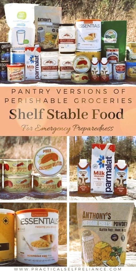 Food Storage Calendar, Long Term Food Storage List, Prepper Pantry List, Stocking Shelf, Shelf Stable Meals, Food Storage List, Shelf Stable Food, Food Preparedness, Bag Meals