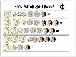 Touch Coins and Morning Math Touch Point Math, Math Money, Money Math Worksheets, Touch Math, Teaching Money, Money Activities, Math Apps, Money Math, Money Worksheets