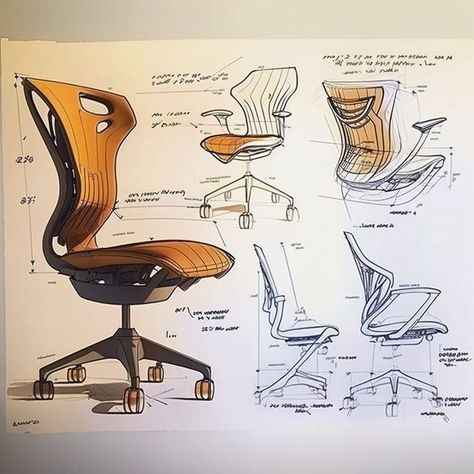 Product Design Ideas, Sketches Design, Product Sketch, Industrial Design Portfolio, Furniture Sketch, Furniture Design Sketches, Technical Illustration, Interior Design Sketches, Architecture Design Sketch