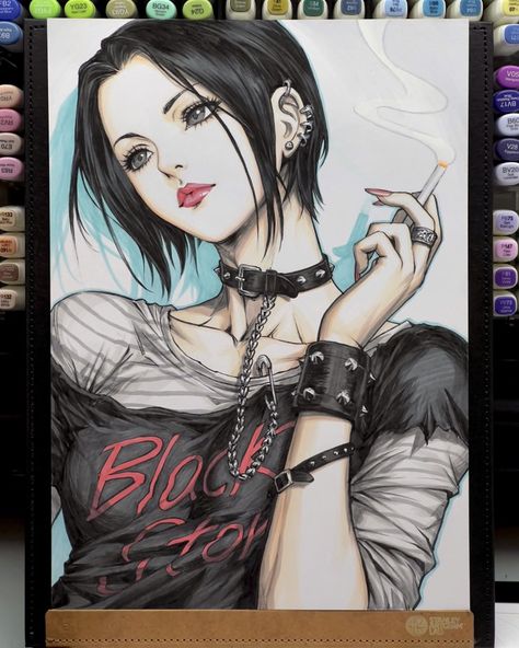 Stanley Artgerm™ Lau on X: "Arttrober Day 28 - Nana Osaki. I’m curious how many of you actually know of this character? #nanaosaki #arttrober2023 " / X Stanley Lau, Stanley Artgerm, Breathe Art, Side Hip Tattoos, Nana Manga, Scary Movie Characters, Nana Osaki, Beautiful Sketches, Fancy Art