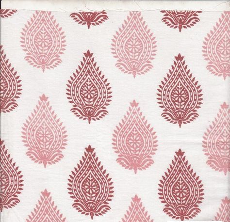 Pink Block Print, Plants Pattern, Indian Patterns, Eco Fabric, Indian Prints, Indian Block Print, Indian Fabric, Plant Pattern, Print Inspiration