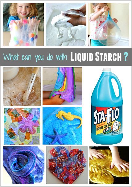 Who knew there were so many activities for kids using liquid starch! Here's a list of some of my favorites- from slimes to paper mache! Liquid Starch Crafts, Starch Recipes, Putty Recipe, Liquid Starch, Slime Recipes, Silly Putty, Preschool Science, For Wallpaper, Marble Paper