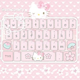 Kawaii World : Android Themes Hello Kitty Keyboard Theme, Gboard Keyboard Wallpaper Aesthetic, Pink Keyboard Wallpaper, Gboard Keyboard Wallpaper, Hello Kitty Keyboard, Cute Aesthetic Keyboard Wallpaper, Gboard Keyboard, Kawaii Keyboard, Gboard Keyboard Theme Aesthetic