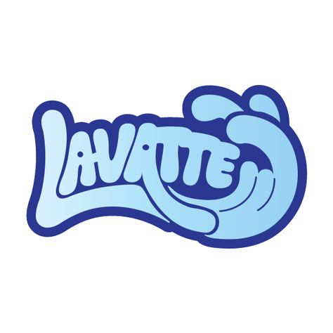 Logo Design for Lavatte, a purified water company. #typographic #logo #logodesign #beverages #water #blue Water Typography, Logo Design Water, Transportation Logo, Typography Logo Design, Banks Ads, Toys Logo, Ad Ideas, Typographic Logo Design, Water Company