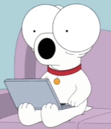 Brian Griffin Brian Family Guy, I Griffin, Family Guy Funny, Family Guy Funny Moments, Genos Wallpaper, Stewie Griffin, Peter Griffin, Funny Profile, American Dad