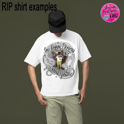 In Loving Memory Of, Rest In Peace, Forever in my Heart, Memorial Shirts, I add the name, photo, dates, and title. Memorial Shirts, Ripped Shirts, Forever In My Heart, Name Photo, Loving Memory, In Peace, Rest In Peace, In Loving Memory, My Heart