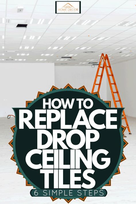 How To Replace Drop Ceiling Tiles, Replace Drop Ceiling Tiles, Replace Drop Ceiling, Replacing Ceiling Tiles, Drop Down Ceiling, Drop Ceilings, Drop Ceiling Tiles, Drywall Ceiling, Drop Ceiling