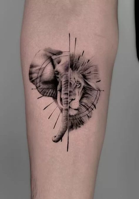 Elephant Tattoos: Meanings, Tattoo Ideas & Placement Realistic Elephant Tattoo, Tattoos Elephant, Elephant Head Tattoo, Geometric Elephant Tattoo, Elephant Family Tattoo, Baby Elephant Tattoo, Mandala Elephant Tattoo, Elephant Tattoo Meaning, Africa Tattoos