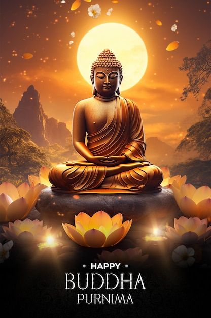 Mahaveer Jayanti, Buddha Poster, Buddha Jayanti, Happy Buddha, A Beautiful Flower, Motivational Picture Quotes, Technology Icon, Flower Background, Good Morning Picture