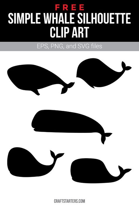 Simple Animal Silhouette, Whale Svg Free, Whale Pics, Whale Cutout, Whale Svg, Whale Silhouette, Whale Crafts, Travel Humor Quotes, Owl Clip Art