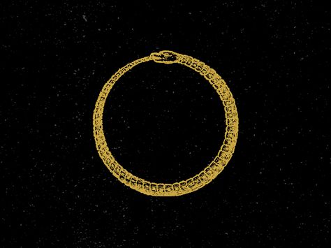 Ouroboros Aesthetic, Celtic Zodiac, Fresh Brand, Abstract Embroidery, Gold Aesthetic, Yellow Tulips, Bungou Stray Dogs, Back Tattoo, Gold Bracelet