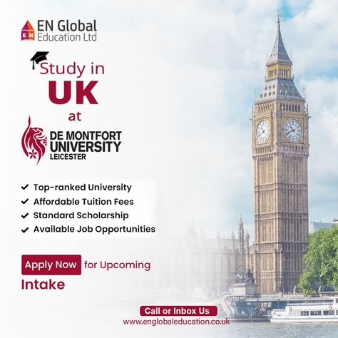 Study In Uk Creative Ads, Study Abroad Creative Ads, Travel Brochure Design, Coventry University, Study In Uk, De Montfort University, Admissions Poster, Digital Advertising Design, Real Estate Marketing Design