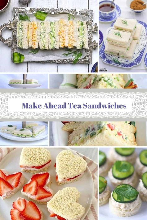 Sandwiches Party, Recept Sandwiches, Tea Party Sandwiches Recipes, Tea Party Menu, Cucumber Tea Sandwiches, Tea Party Sandwiches, Tea Sandwiches Recipes, English Tea Party, Afternoon Tea Recipes