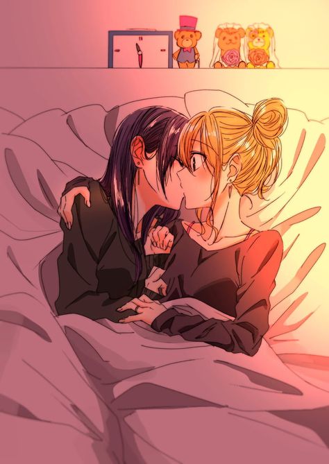 From Stepsisters to Wives Citrus Manga, Lesbian Art, Yuri Manga, Yuri Anime, Anime Girlxgirl, Anime Kiss, Anime Kawaii, Anime Love, بلاك بينك