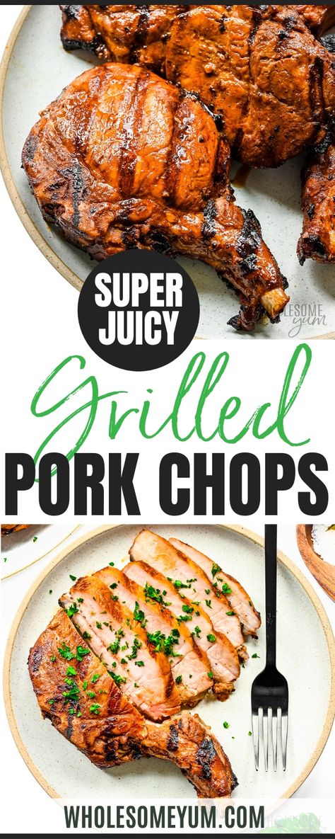 Pork Chops Tender, Low Carb Pork Recipes, Best Grilled Pork Chops, Pork Chops Easy, Keto Pork Recipes, Perfect Pork Chops, Pork Chop Recipes Grilled, Pork Chop Marinade, Pork Meals