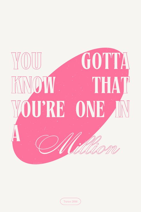 Twice one in a million poster Lockscreen wallpaper Lyrics kpop print #twice Twice Quotes Kpop, Twice Lyrics Wallpaper, Kpop Lyrics Aesthetic, Kpop Poster Prints, Twice Quotes, Poster Lockscreen, Twice Lyrics, Twice Poster, Lyrics Kpop