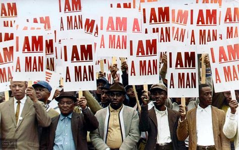 Photo Curio: I am a man Protest Posters, Jim Crow, Kings Day, Martin Luther King Day, Civil Rights Movement, Be A Man, Photo Series, King Jr, Martin Luther King Jr