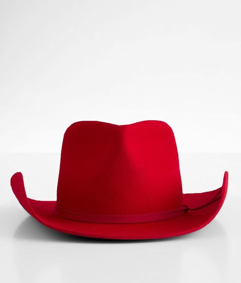 Wyeth Structured Cowboy Hat - Women's Hats in Red | Buckle Red Cowboy Hat, Cowboy Hats Women, Women's Hats, Hat For Women, Cowboy Hat, Wool Hat, Little Miss, Diamond Art, Concert Outfit