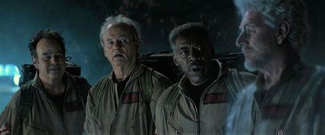 Ray Stantz (Dan Aykroyd), Peter Venkman (Bill Murray), Winston Zeddemore (Ernie Hudson) and Egon Spengler (Harold Ramis) in "Ghostbusters: Afterlife" (2021) Ghostbusters Egon, Winston Zeddemore, Ray Stantz, Egon Spengler, Peter Venkman, Ghostbusters 2016, Ghostbusters Afterlife, Ghostbusters Ii, Harold Ramis