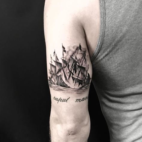 Burning your own ships so the enemies can't take them. Metaphor to commit to something. Burning Ship Tattoo, Boats Tattoo, Burning Ship, Burn The Boats, Back Of Hand Tattoos, Geometric Elephant Tattoo, Hip Hop Tattoo, Hop Tattoo, Hand Tattoo Images