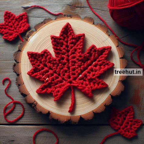 Crochet Toronto Maple Leaf Pattern Free, Crochet Leaf Potholder, Crochet Maple Leaf Pattern, Autumn Leaf Crochet, Crochet Maple Leaf Pattern Free, Leaves Crochet Pattern Free, Free Crochet Leaf Patterns, Crochet Leaves Free Pattern, Type Of Stitches