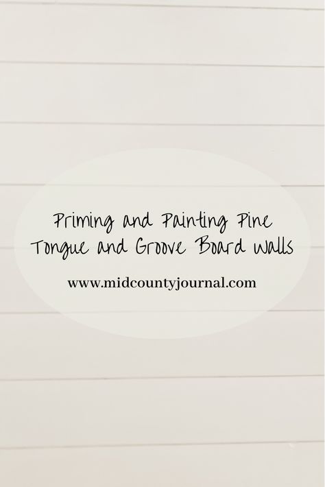 Pine Tongue And Groove Walls, Painted Pine Walls, White Tongue, Wall Primer, Tongue And Groove Walls, Pine Walls, Room Wall Painting, Pine Boards, Favorite Paint