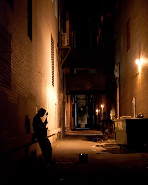 . Dark Alleyway, Light Photoshoot, Night Walks, Dark Street, Denver City, 3d Environment, Beautiful Cities, Making Music, Dark Matter