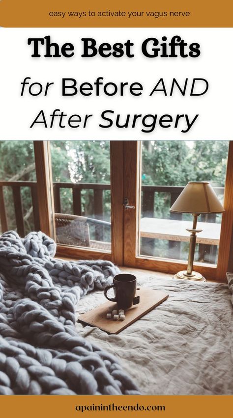 Even wonder how to get ready for surgery? This post will cover some practical considerations like what to include in your hospital bag as well as some items you might want to have on hand afterwards or that someone undergoing surgery might benefit from as a gift Surgery Gift, Vagus Nerve, After Surgery, Hospital Bag, Pharmacy, Immune System, Surgery, Big Day, Kitchen Design