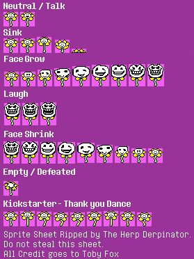 Flowey Sprite Sheet Undertale Characters Pixel, Undertale Sprites, Undertale Pixel Art, Undertale Flowey, Sprite Sheet, Video Game Sprites, Game Sprites, Fuse Bead Patterns, Pixel Art Games